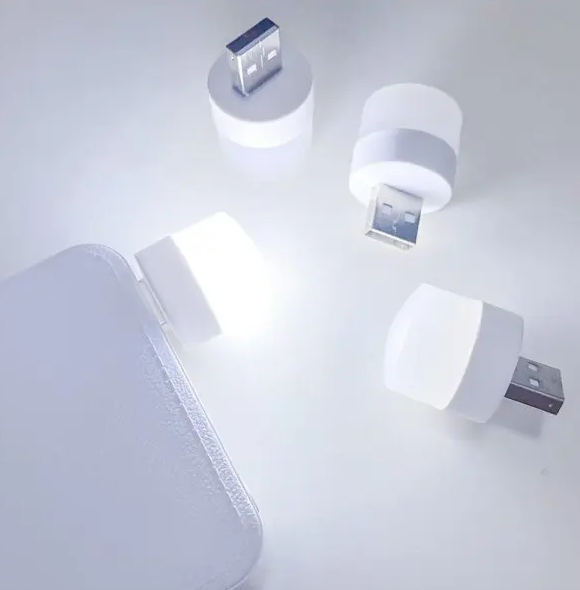 3Pcs Wall Socket Plug-in LED Night Light USB
